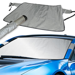 VW Beetle Convertible (13-16) Intro-Tech Custom Auto Snow Shade Windshield Cover - VW-51-S