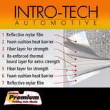 Intro-Tech Premium Custom Windshield Sunshade for 17-22 Honda Ridgeline - HD-93P