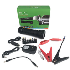 12V 8000mAh Power Bank Battery Charger Car Jump Starter Booster Laptop Cell Phone Charger LED